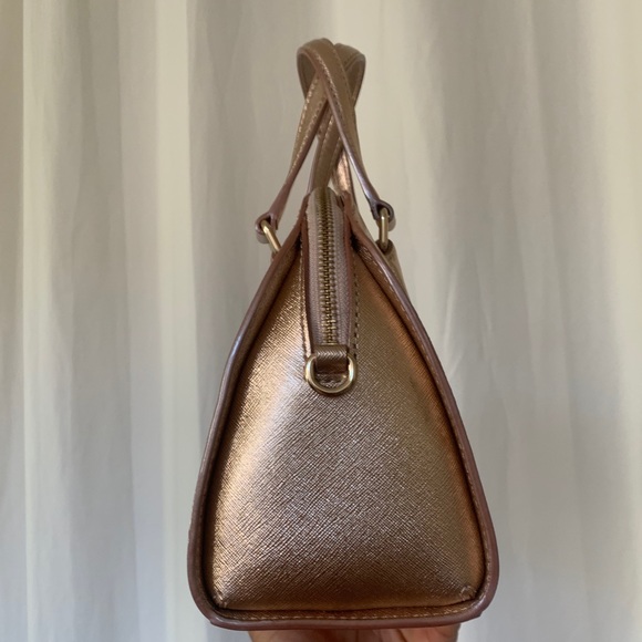 SOLD❗️Kate Spade Rose Gold Leather Dome Crossbody - Picture 3 of 9